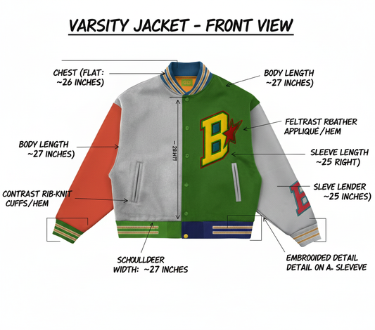 ArtRm. Freshman (Branded Varsity Jacket) Unisex