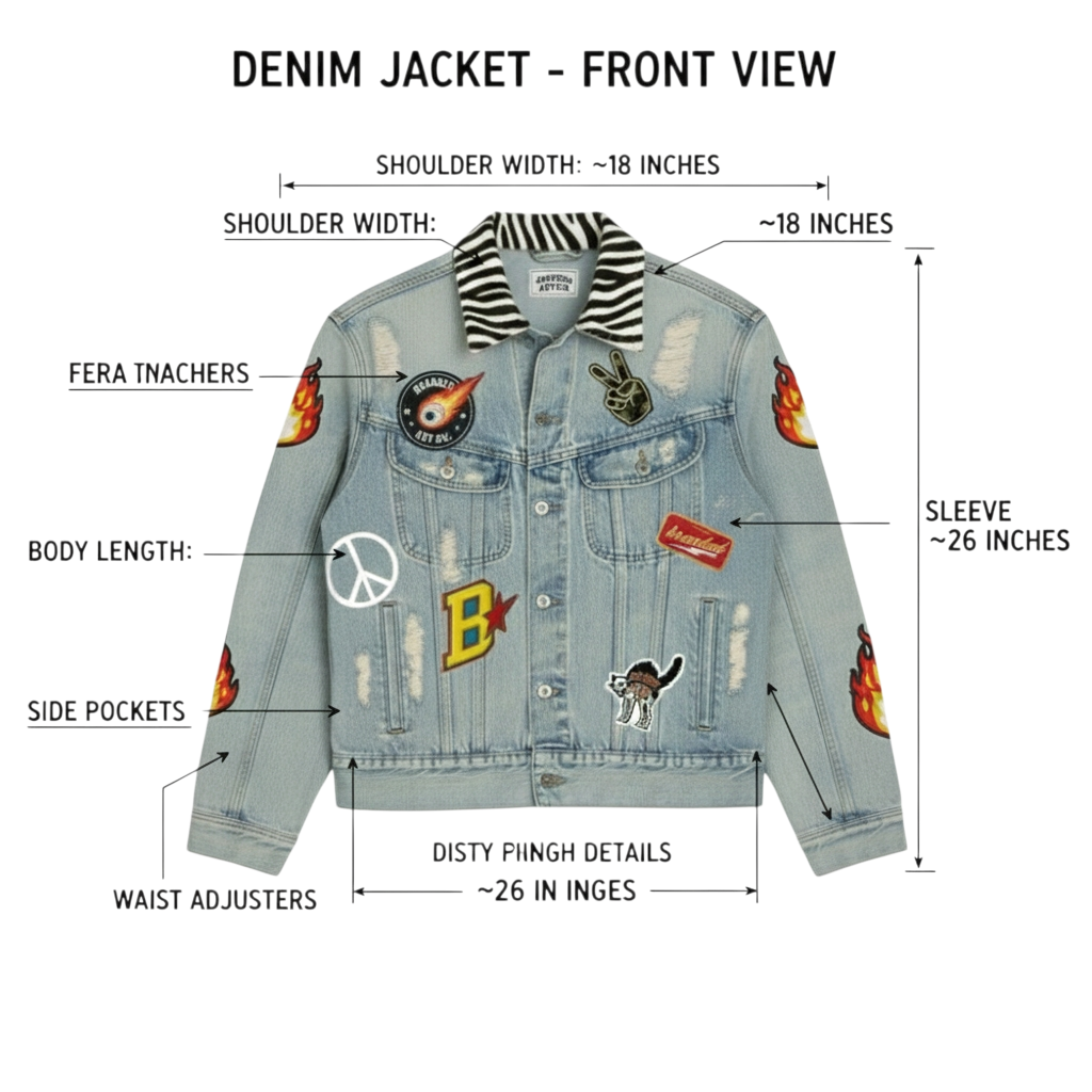 ArtRm Patched (Branded Denim Jacket)