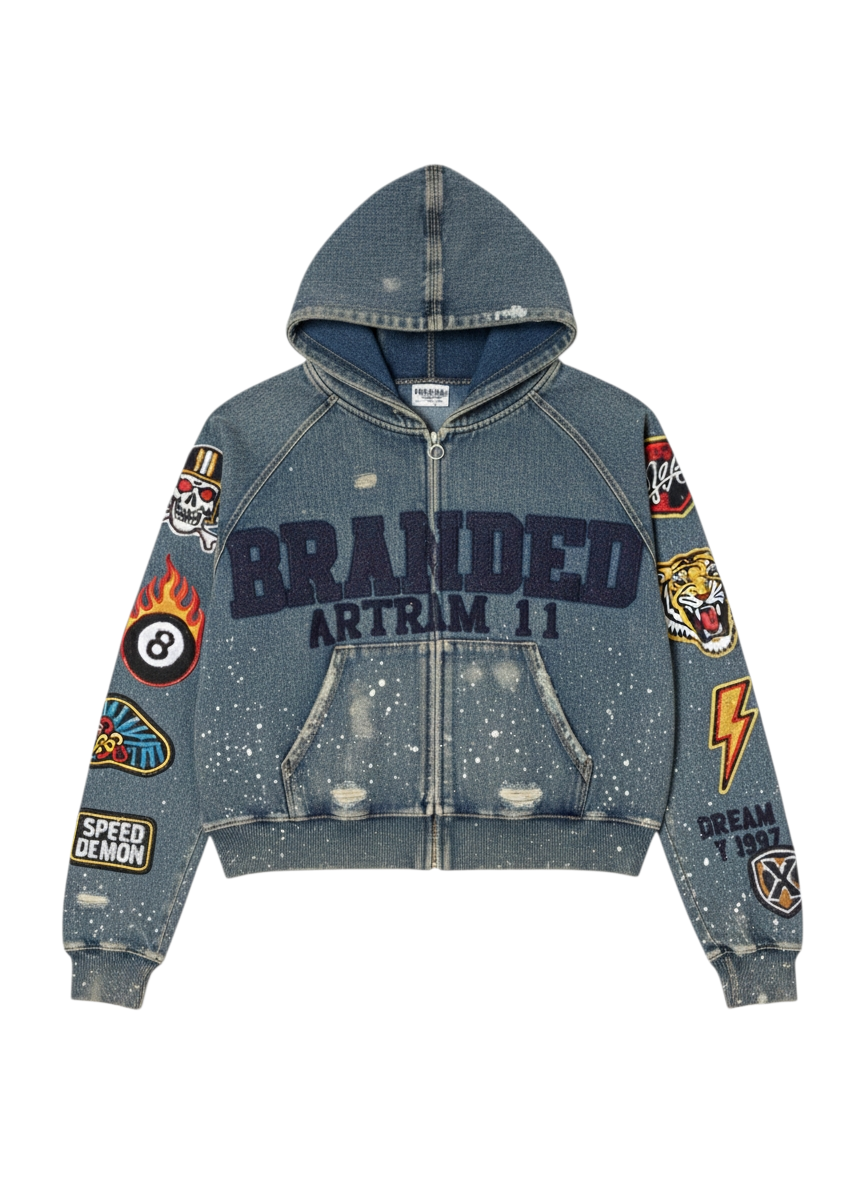 ArtRm (Branded Denim Hoodie)